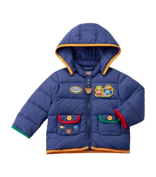 Miki House | Embroidered Puffer Jacket (2-7 Years)商品图片,