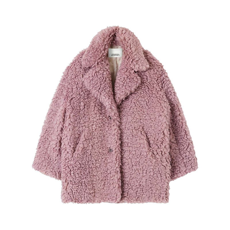 商品Isabel Marant | ISABEL MARANT 女士粉色涤纶长袖超大外套,商家VP FRANCE,价格¥8110图片