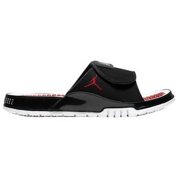 Jordan | （仅单只右脚-EU44）男款 Air Jordan 11 拖鞋 黑红商品图片 4折