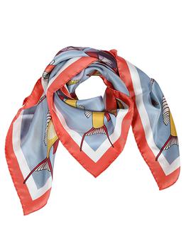 推荐FRANCO FERRARI Printed silk foulard商品