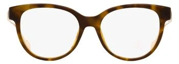 推荐Moncler Women's Pantos Eyeglasses ML5056 052 Havana/Gold 53mm商品