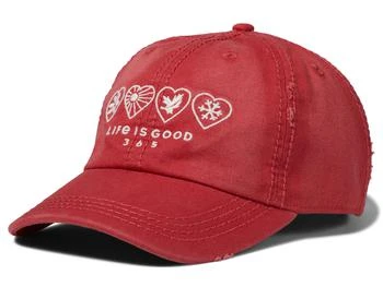 Life is Good | 365 Hearts Sunwashed Chill™ Cap 