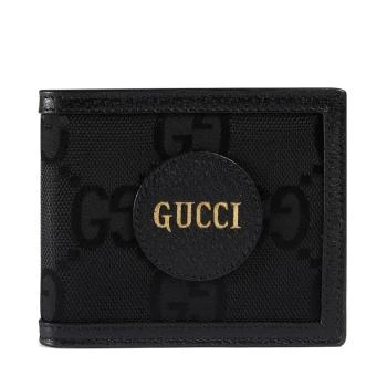 Gucci | GUCCI 男士黑色零钱包 625573-H9HAN-1000 满$1享9.6折, 包邮包税, 独家减免邮费, 满折