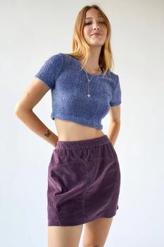 Urban Renewal | Urban Renewal Remade Bleached Cord Mini Skirt商品图片,5折, 1件9.5折, 一件九五折