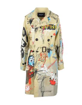 商品DSQUARED2 | Dsquared2 Womens Yellow Trench Coat,商家Italist,价格¥21335图片