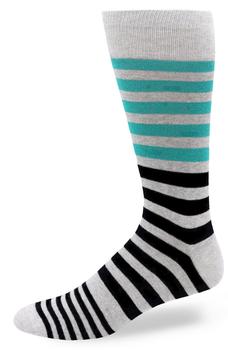 Lorenzo Uomo, Lorenzo Uomo | Sport Stripe Print Crew Socks商品图片 5.5折