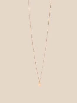 Dodo | Dodo mini starfish necklace in rose gold and rhodium-plated white gold,商家GIGLIO.COM,价格¥1656
