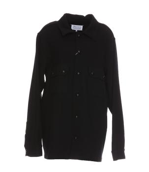 推荐MAISON MARGIELA 女士黑色羊毛衬衫 S51DL0389-S53775-900商品