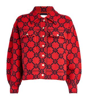 sandro外套是什么牌子, Sandro | Monogram Trucker Jacket商品图片 6.9折