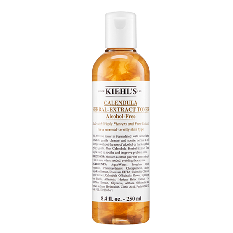 Kiehl's | 科颜氏 金盏花植萃爽肤水精华水 收缩毛孔湿敷补水祛痘 250ml商品图片,8折, 包邮包税