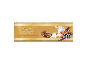 LINDT | Tablette SWISS PREMIUM CHOCOLATE Lait Noisettes Raisins 300g,商家The Village Outlet,价格¥118