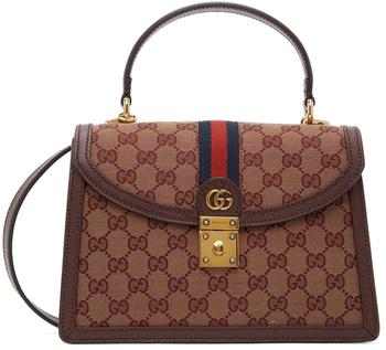 古驰托特包, Gucci | 酒红色小号 GG Ophidia 手提包商品图片 