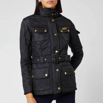 推荐Barbour International Women's Polarquilt Jacket - Black商品