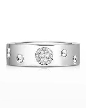 商品Pois Moi Luna 18k White Gold Ring, Size 6.75图片