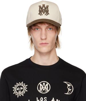 推荐Beige Embroidered Trucker Cap商品