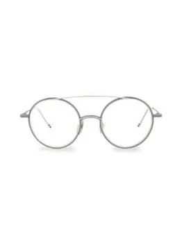 Thom Browne | 53MM Round Aviator Eyeglasses 5折