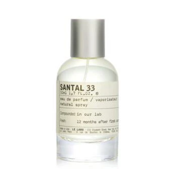 Le Labo | Unisex Santal 33 EDP Spray 1.7 oz (50 ml) 8.4折, 满$75减$5, 满减
