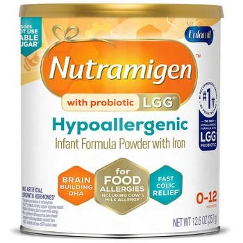 推荐Enfamil Nutramigen Lipil 安敏健乳蛋白深度水解婴幼儿特殊配方奶��粉1段 357g商品