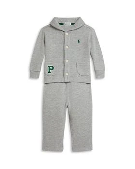 Ralph Lauren | Polo Boys' Estate Rib Letter Jacket & Pant Set - Baby,商家Bloomingdale's,价格¥509