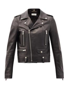 圣罗兰皮衣, Yves Saint Laurent | Leather biker jacket商品图片 