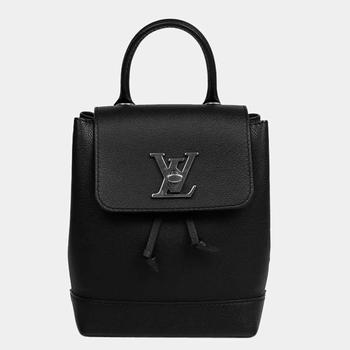 lv女包, [二手商品] Louis Vuitton | Louis Vuitton Black Leather Lockme Backpack商品图片 9折