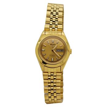 精工女表, Seiko | Seiko 5 Automatic Gold Dial Ladies Watch SYMF62J1商品图片 4.2折