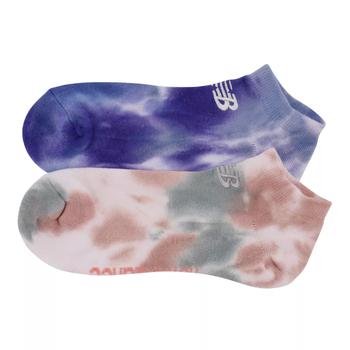 New Balance | NB Essentials Endless Days Tie-Dye No Show Socks 2 Pair商品图片,独家减免邮费