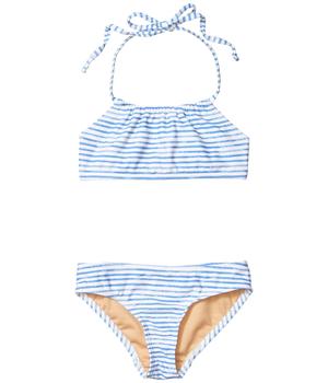 商品Pampelonne Stripe Bandeau Bikini (Toddler/Little Kids/Big Kids)图片