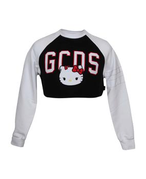 GCDS | Hello Kitty Cotton Crop Sweatshirt商品图片,6.9折