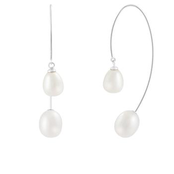 Splendid Pearls | 7-8mm Double Pearl Earrings商品图片,6.8折
