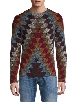 product Geometric Long-Sleeve Sweater image