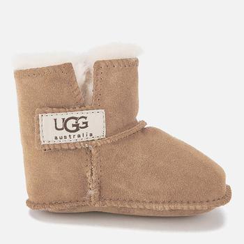 UGG | UGG Babies' Erin Logo Sheepskin Boots - Chestnut商品图片,额外6.5折, 额外六五折