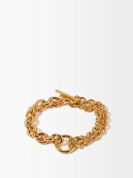 推荐Double recycled gold-vermeil bracelet商品