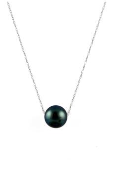 商品Splendid Pearls | 8-8.5mm Tahitian Pearl Slider Pendant Necklace,商家Nordstrom Rack,价格¥254图片