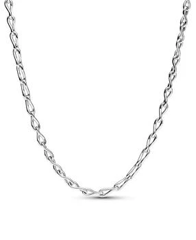 PANDORA | Sterling Figure of 8 Chain Link Necklace,商家Macy's,价格¥479