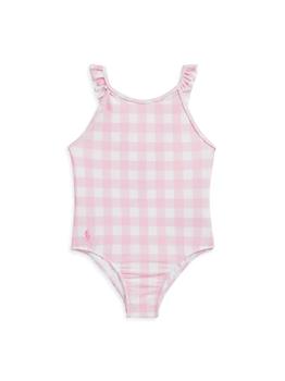 商品Baby Girl's Gingham One-Piece Swimsuit,商家Saks Fifth Avenue,价格¥151图片
