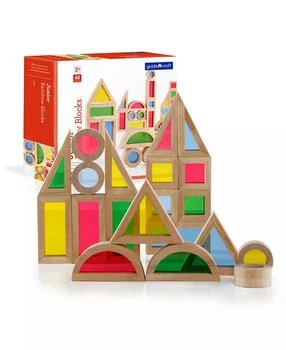 Guidecraft, Inc | Guidecraft Junior Rainbow Blocks - 40 Pieces Set,商家Macy's,价格¥524