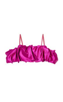 推荐Jonathan Simkhai - Women's Leonora Duchess Satin Off-The-Shoulder Corset Top - Pink - Moda Operandi商品