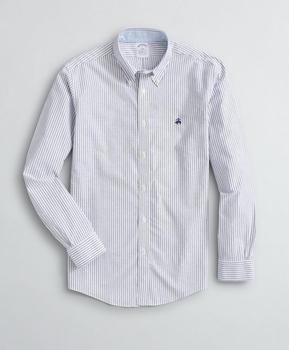 Brooks Brothers | Stretch Regent Regular-Fit Sport Shirt, Non-Iron Bengal Stripe Oxford商品图片,3件7.5折, 满折