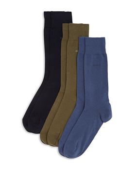 Hugo Boss | Unicolor Logo Socks - Pack of 3商品图片,独家减免邮费