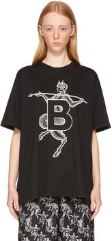 推荐黑色 Mythical Alphabet 系列 Large B 有机棉 T 恤商品