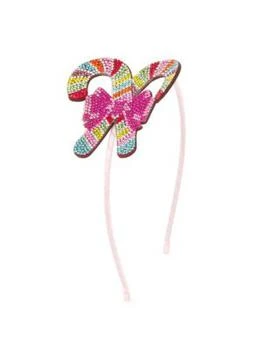 Bari Lynn | Girl's Crystalized Emoji Elizabeth Sutton Candy Cane Headband,商家Saks OFF 5TH,价格¥37
