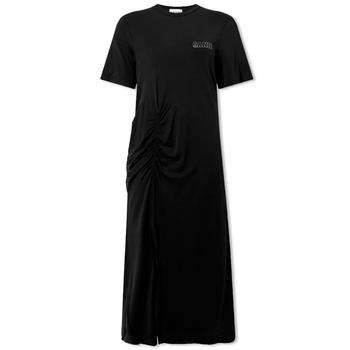 ganni连衣裙推荐, Ganni | GANNI Software Logo T-Shirt Dress商品图片 6.3折, 满2件减$5, 满减