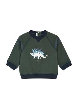推荐KIDS Green printed cotton sweatshirt (6-12 months)商品