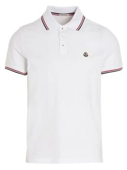 Moncler | Moncler Logo Embroidered Short-Sleeved Polo Shirt 8.1折