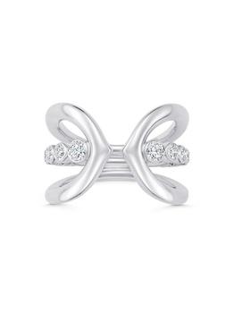 商品Lucia 18K White Gold & Diamond Claw Ring图片