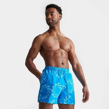 推荐Men's Nike Swoosh Allover Print Volley 5" Swim Shorts商品