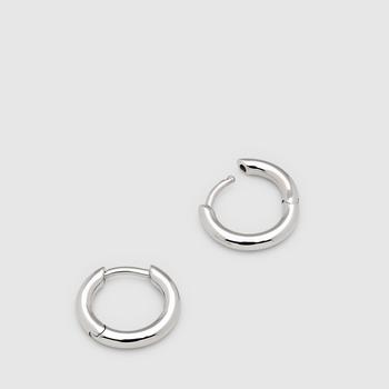 商品Tom Wood | Tom Wood Classic Hoop Small Sterling Silver Earrings,商家Coggles,价格¥574图片