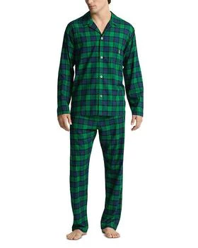 Ralph Lauren | 2-Pc. Cotton Flannel Sleep Set,商家Bloomingdale's,价格¥589