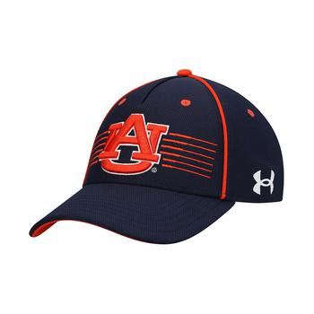 Under Armour | Men's Navy Auburn Tigers Iso-Chill Blitzing Accent Flex Hat商品图片,